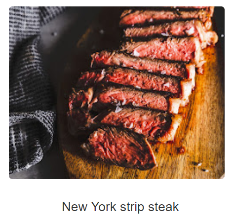   New York strip steak rua meats