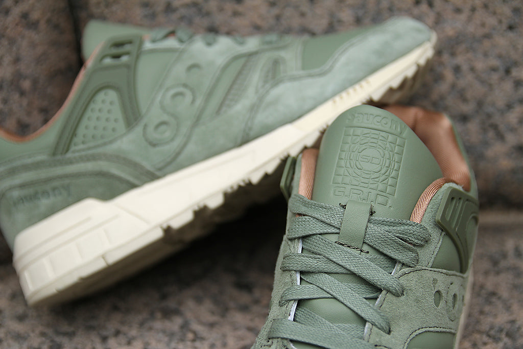 saucony grid sd oiled green