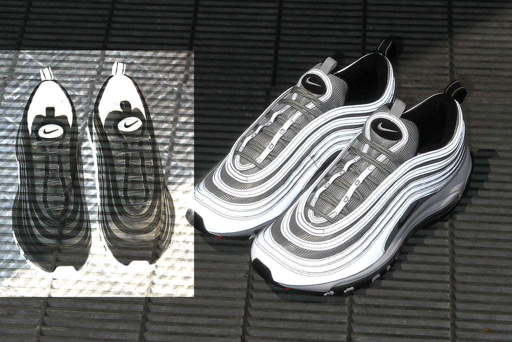 nike air max 97 premium reflective silver