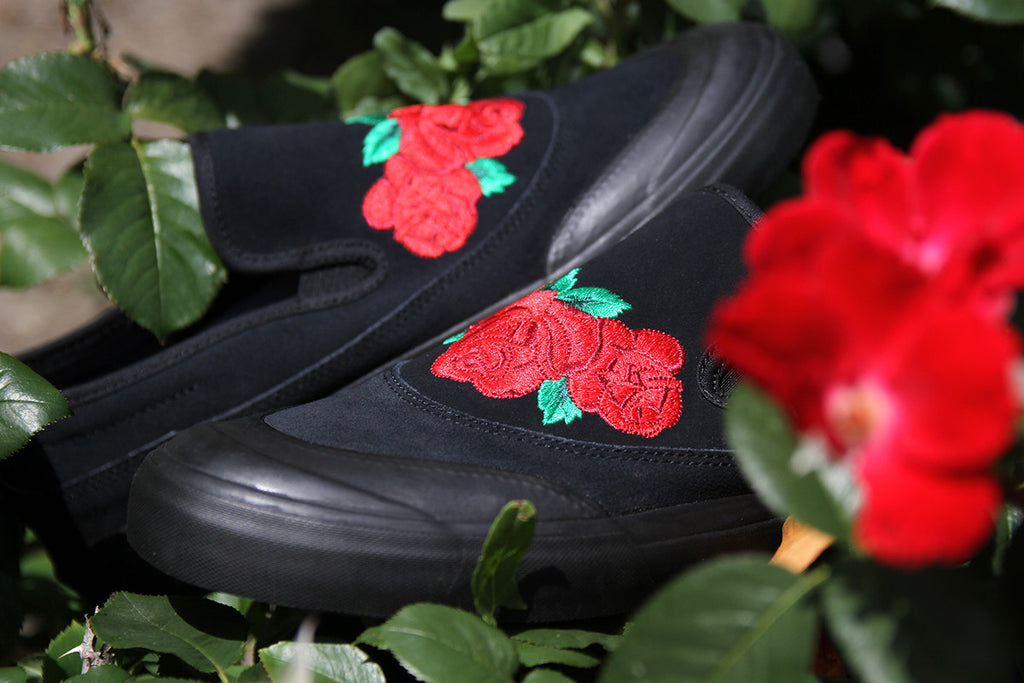 adidas matchcourt slip on black rose