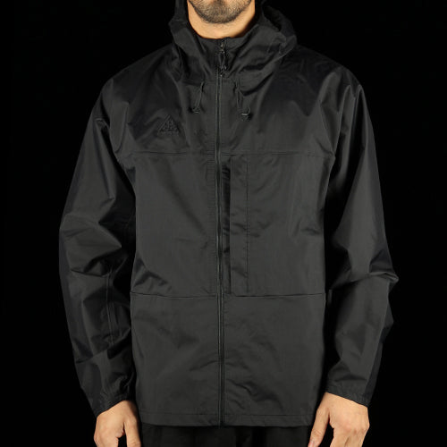 black nike rain jacket