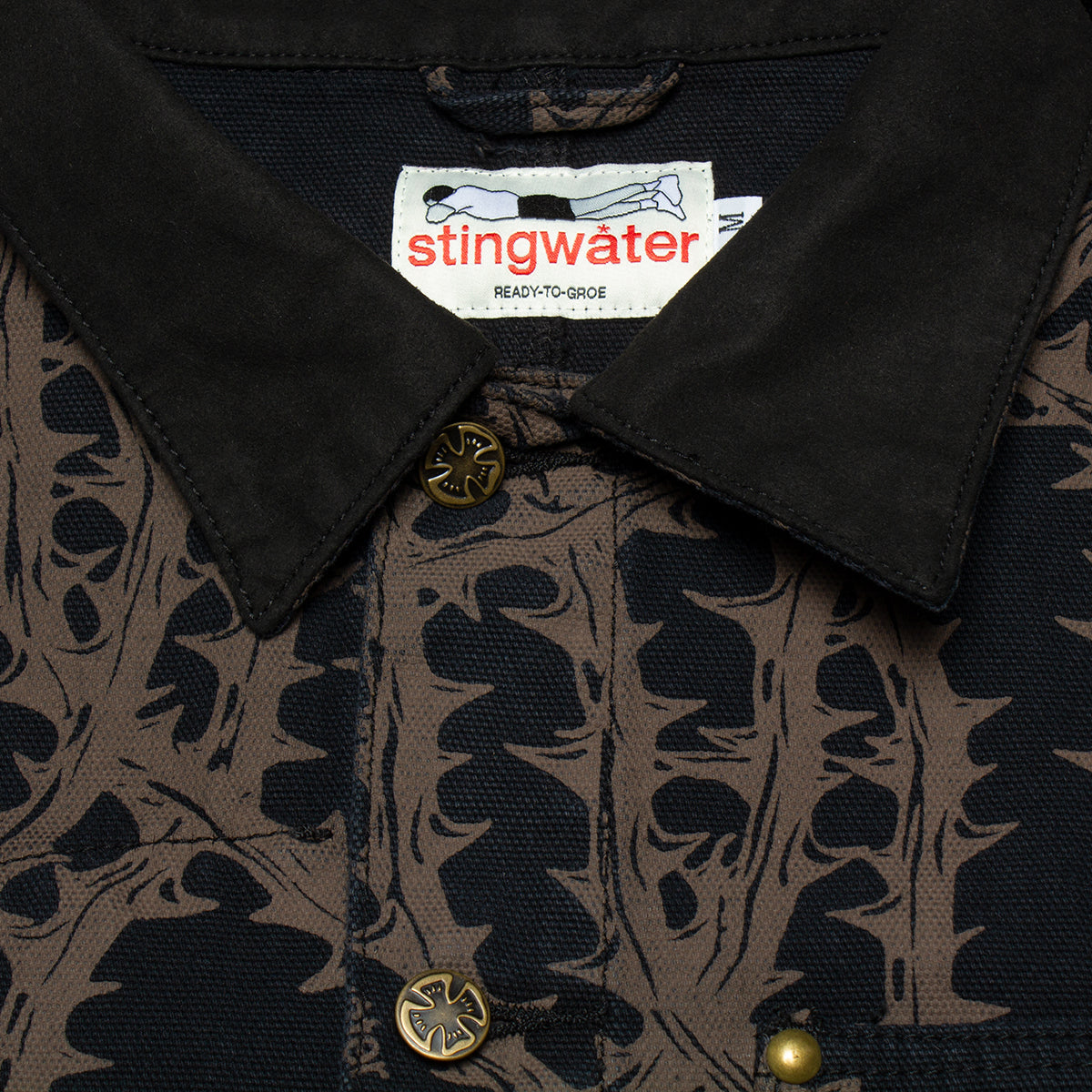 大人気☆ sting water THORN WORK JACKET BLACK Mサイズ | www