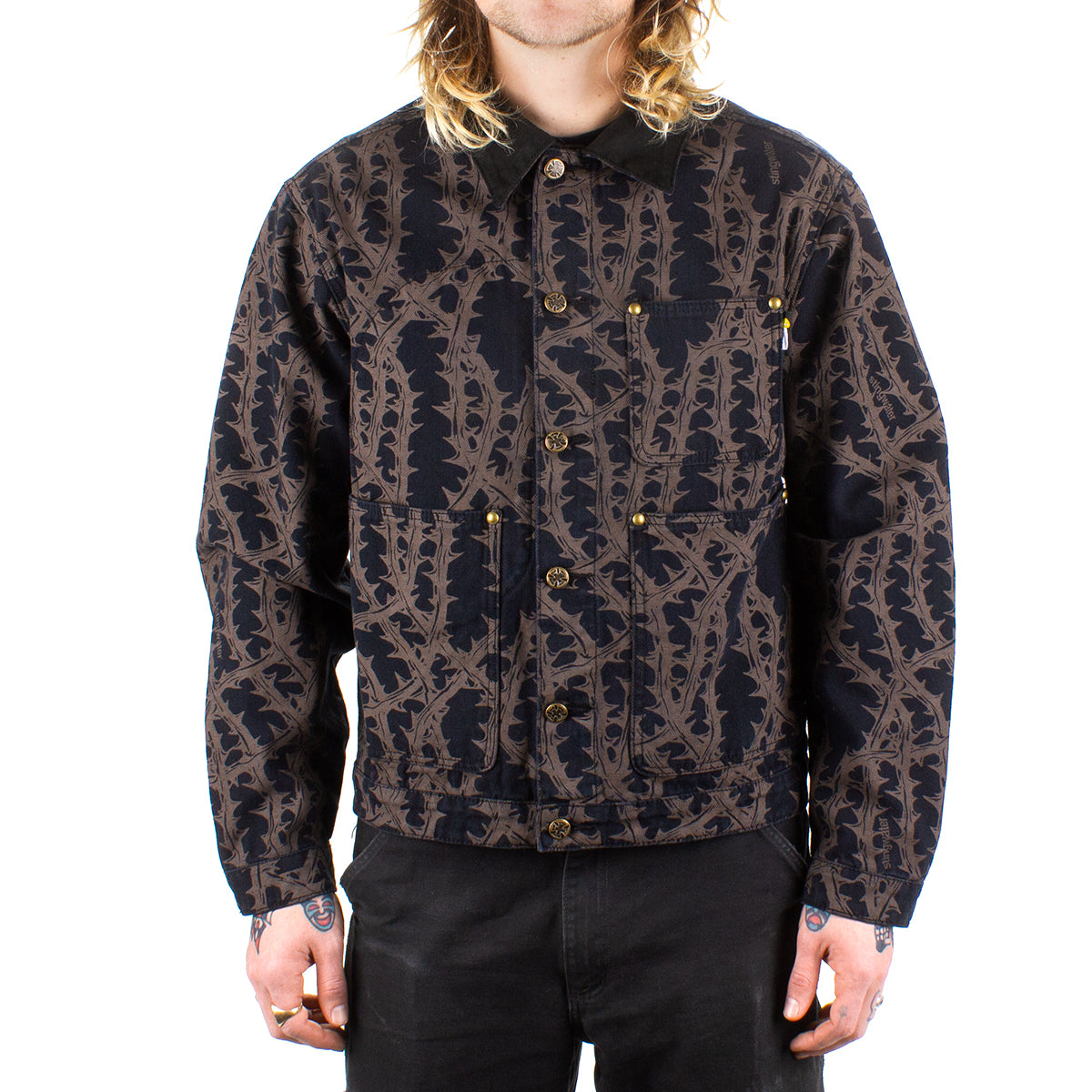 大人気☆ sting water THORN WORK JACKET BLACK Mサイズ | www