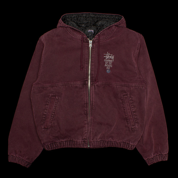 価額全部ショップの中に」 STUSSY CANVAS INSULATED WORK JACKET L