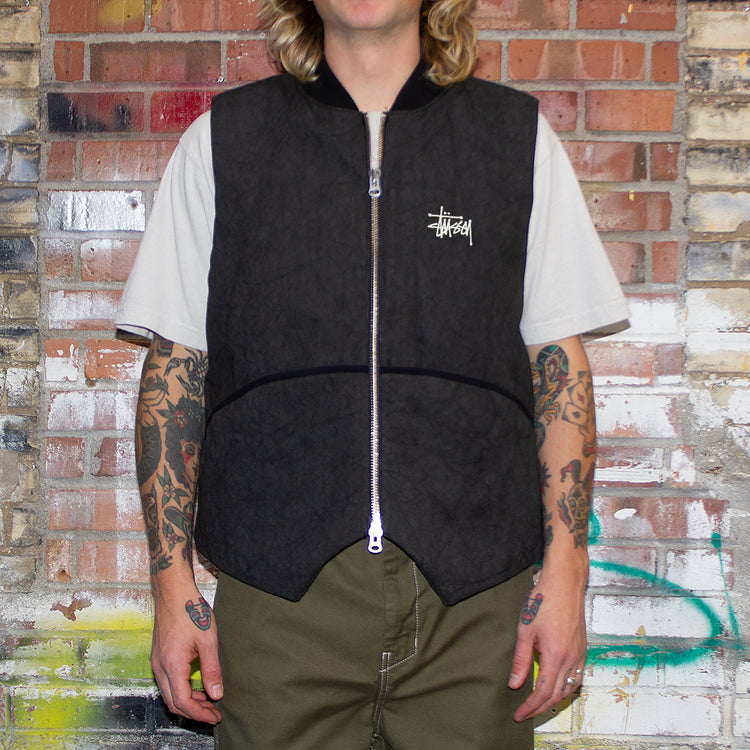 STUSSY WASHED CANVAS VEST ベスト