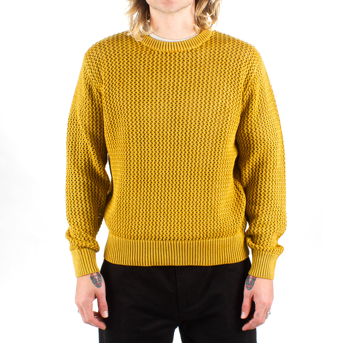 最新な Stussy PIGMENT DYED LOOSE GAUGE SWEATER ecousarecycling.com