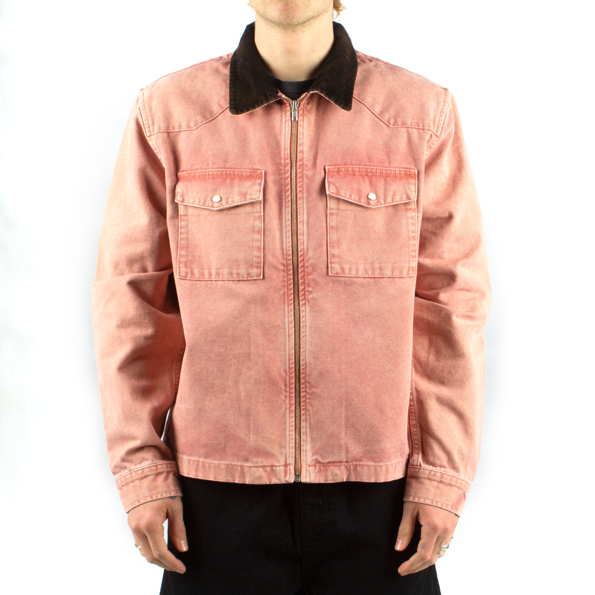 おしゃれ 美品！stussy Washed Canvas Work Shirt - 通販 - www