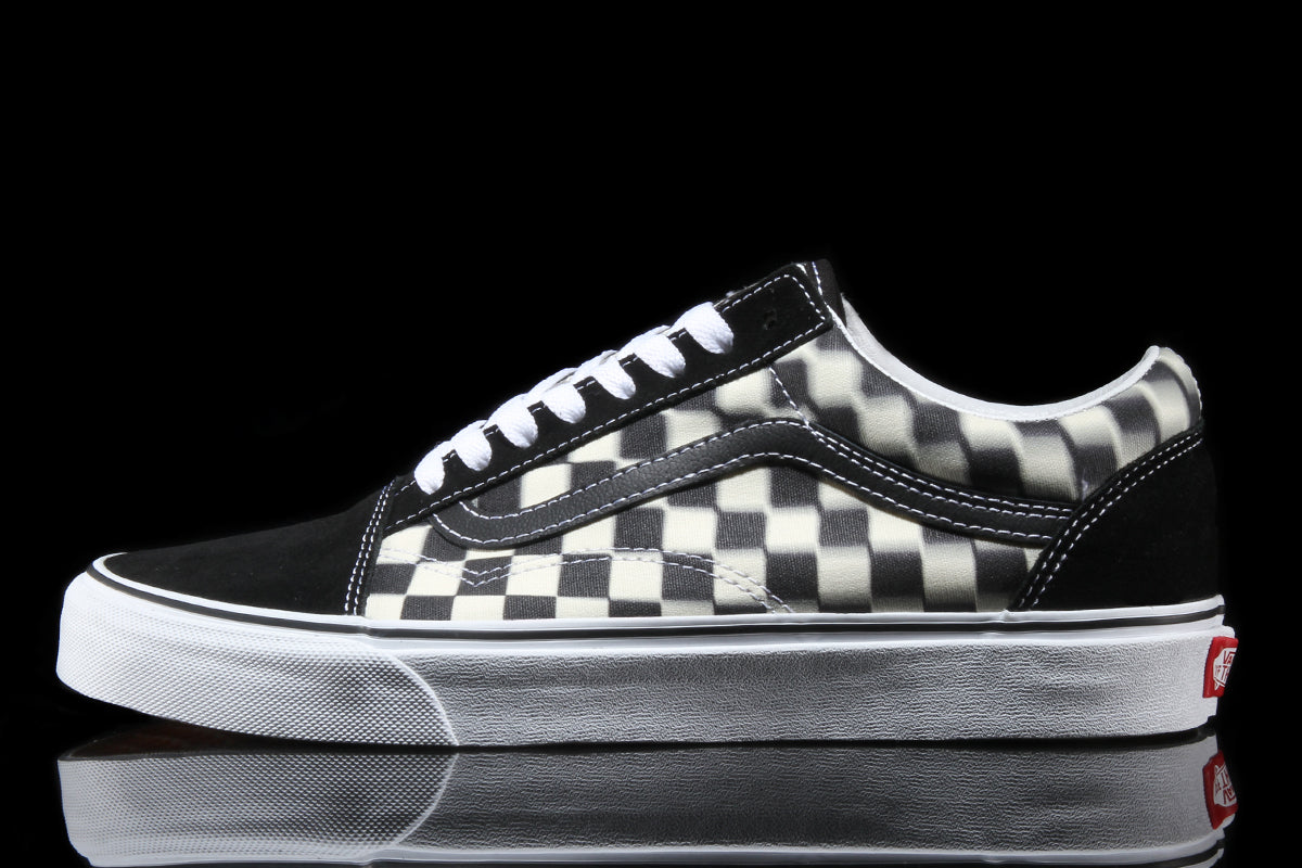 vans old skool blur check