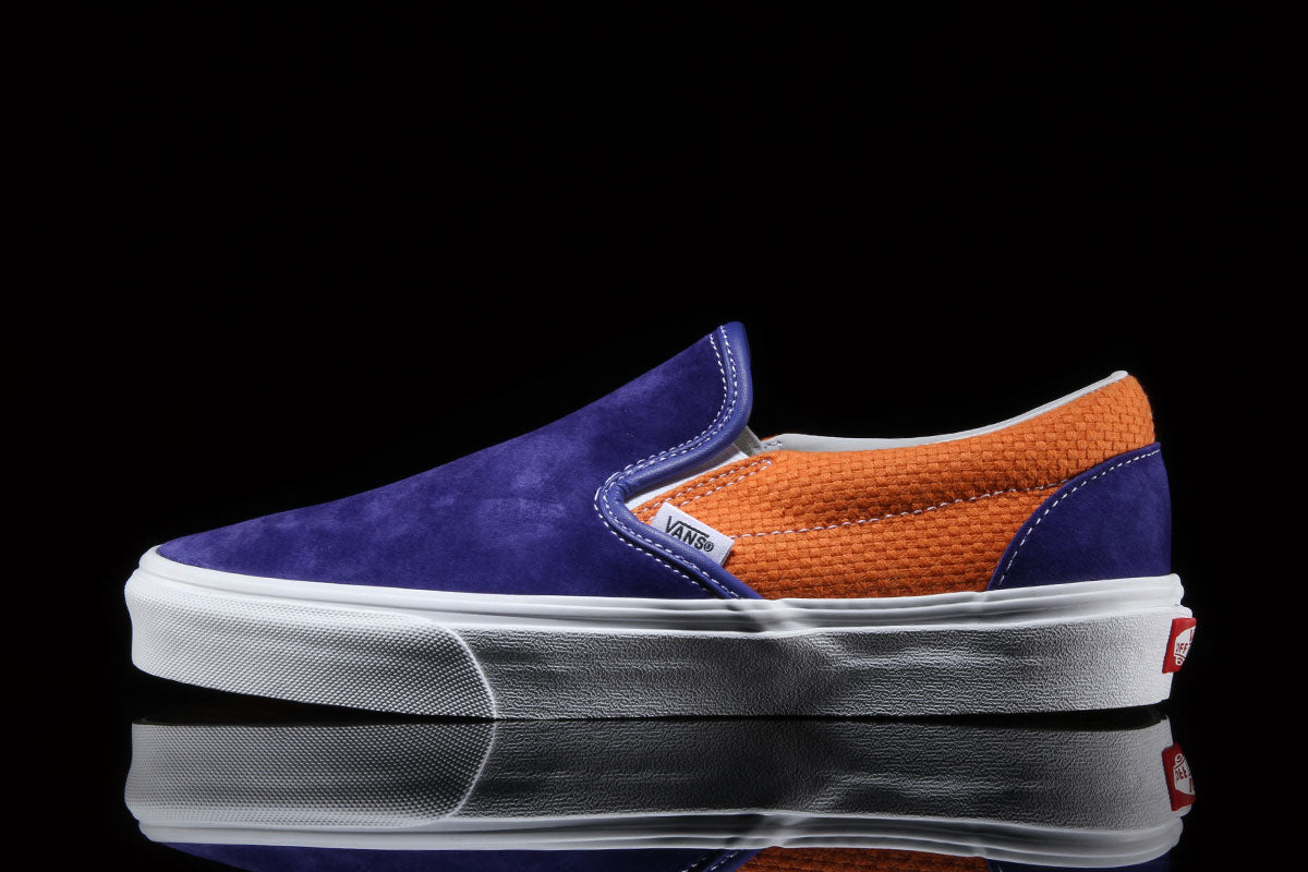 royal blue slip on vans