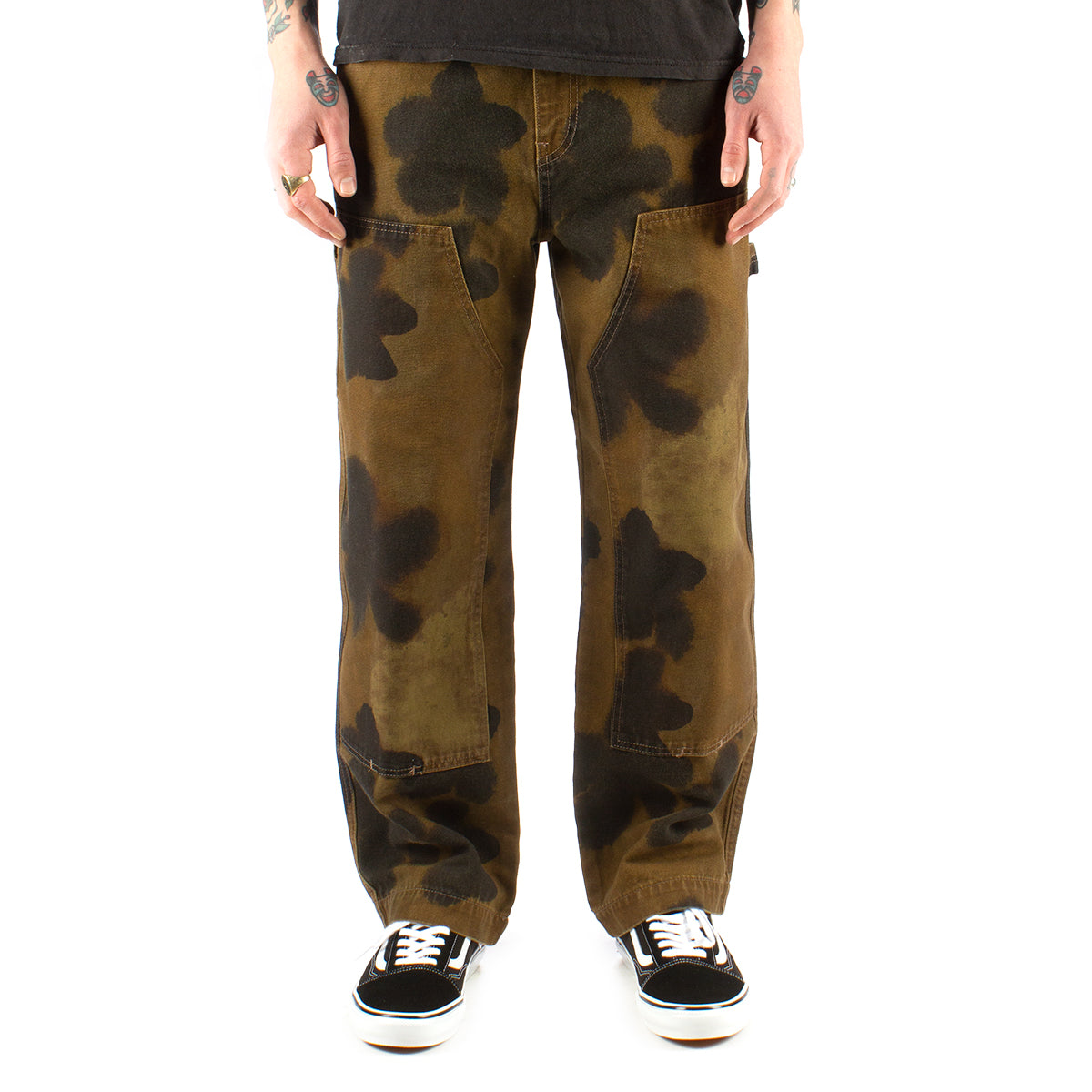 Floral Dye Work Pant