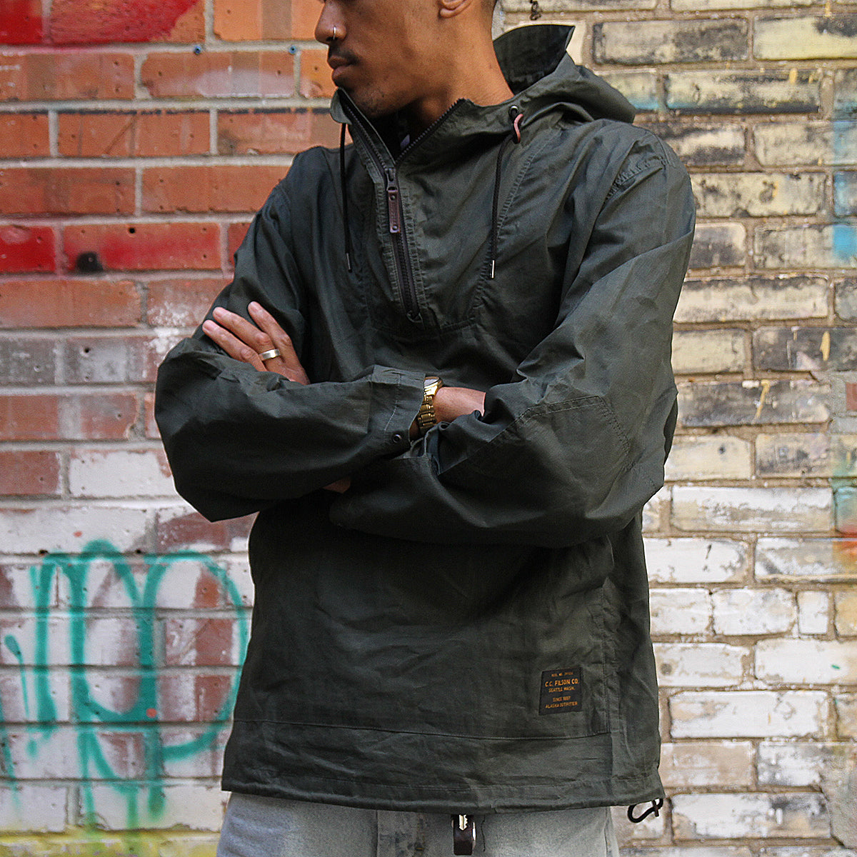 Filson Lightweight Waxed Anorak | annadesignstuff.com