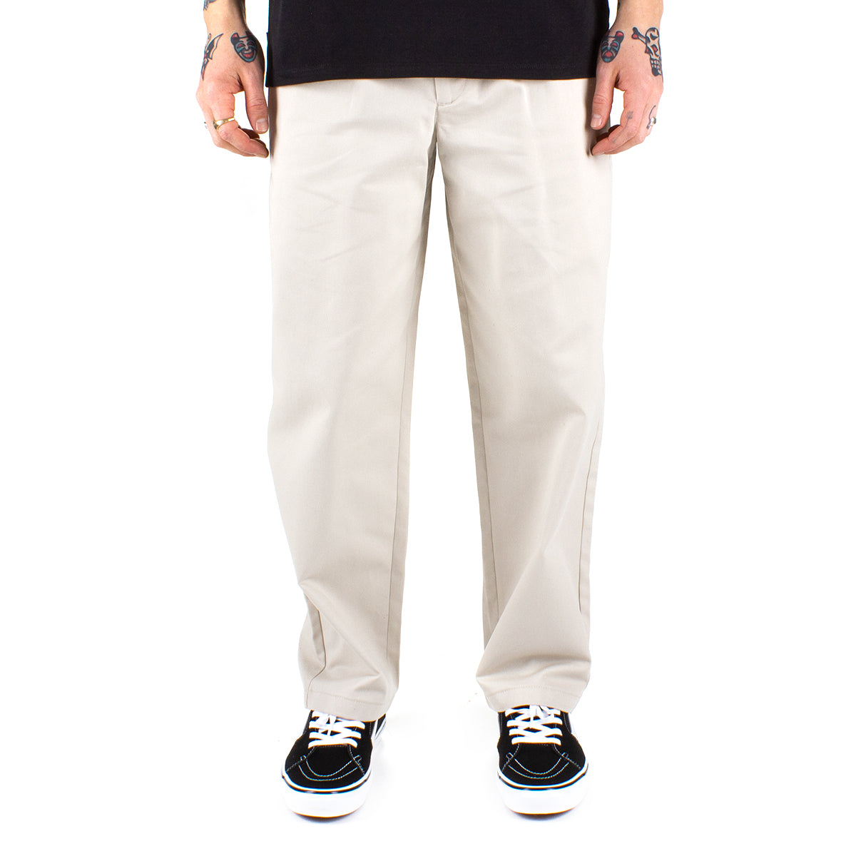 Twill Double Pleated Pants