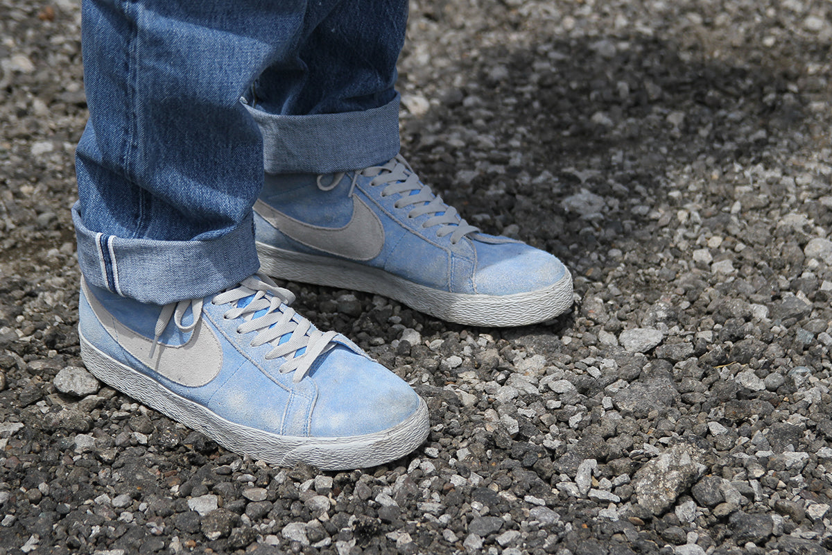 nike sb blazer mid university blue