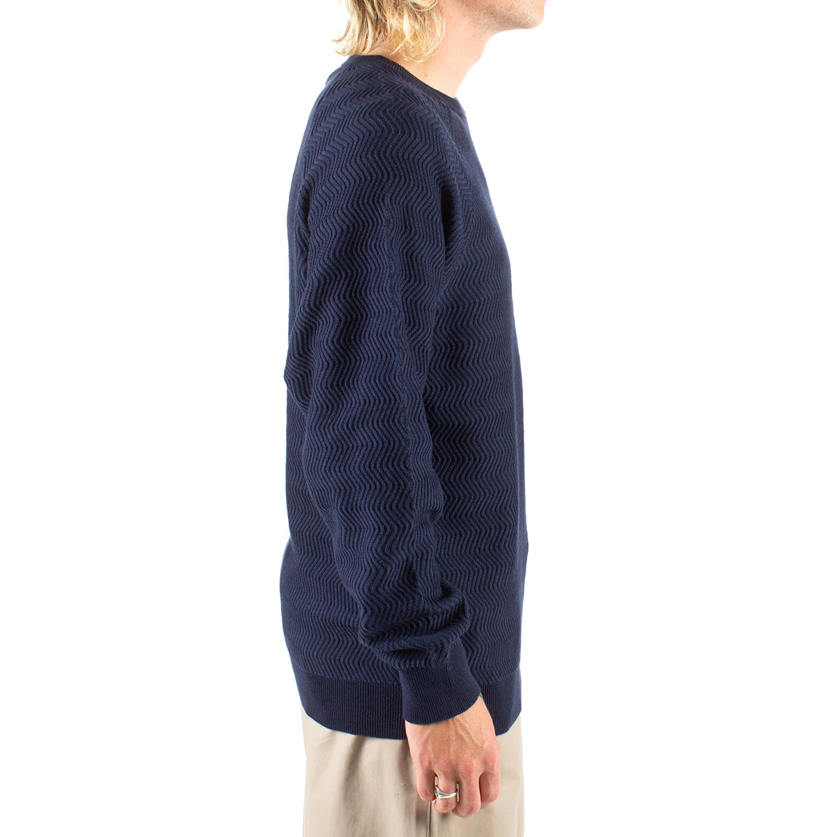 セール商品 Sサイズ Dime wave cable knit sweater navy asakusa.sub.jp