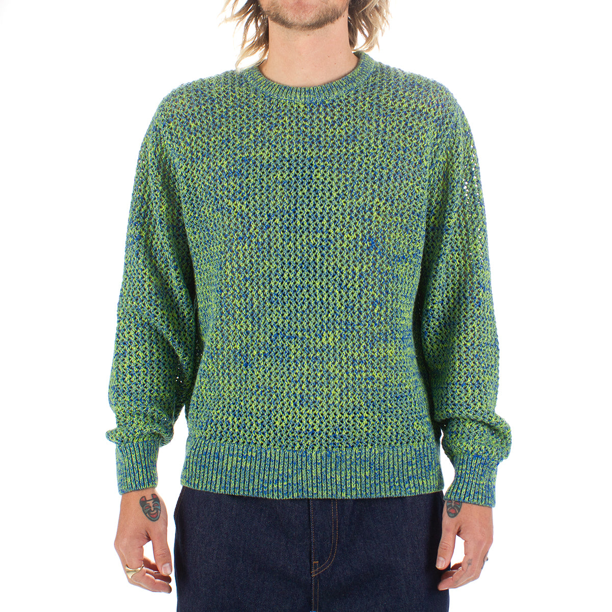 2 Tone Loose Gauge Sweater