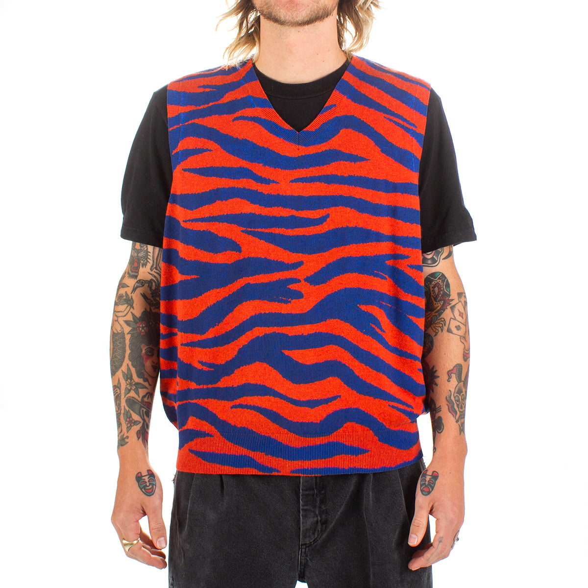 Stussy Tiger Sweater Vest | primmo-flash.fr