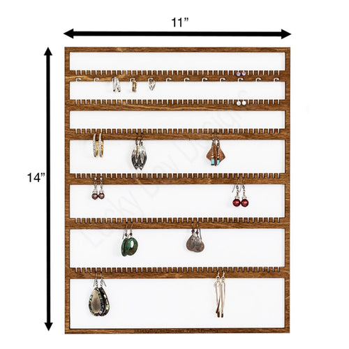 Large Earrings Organizer Display Box (24 Grid) - Hivory