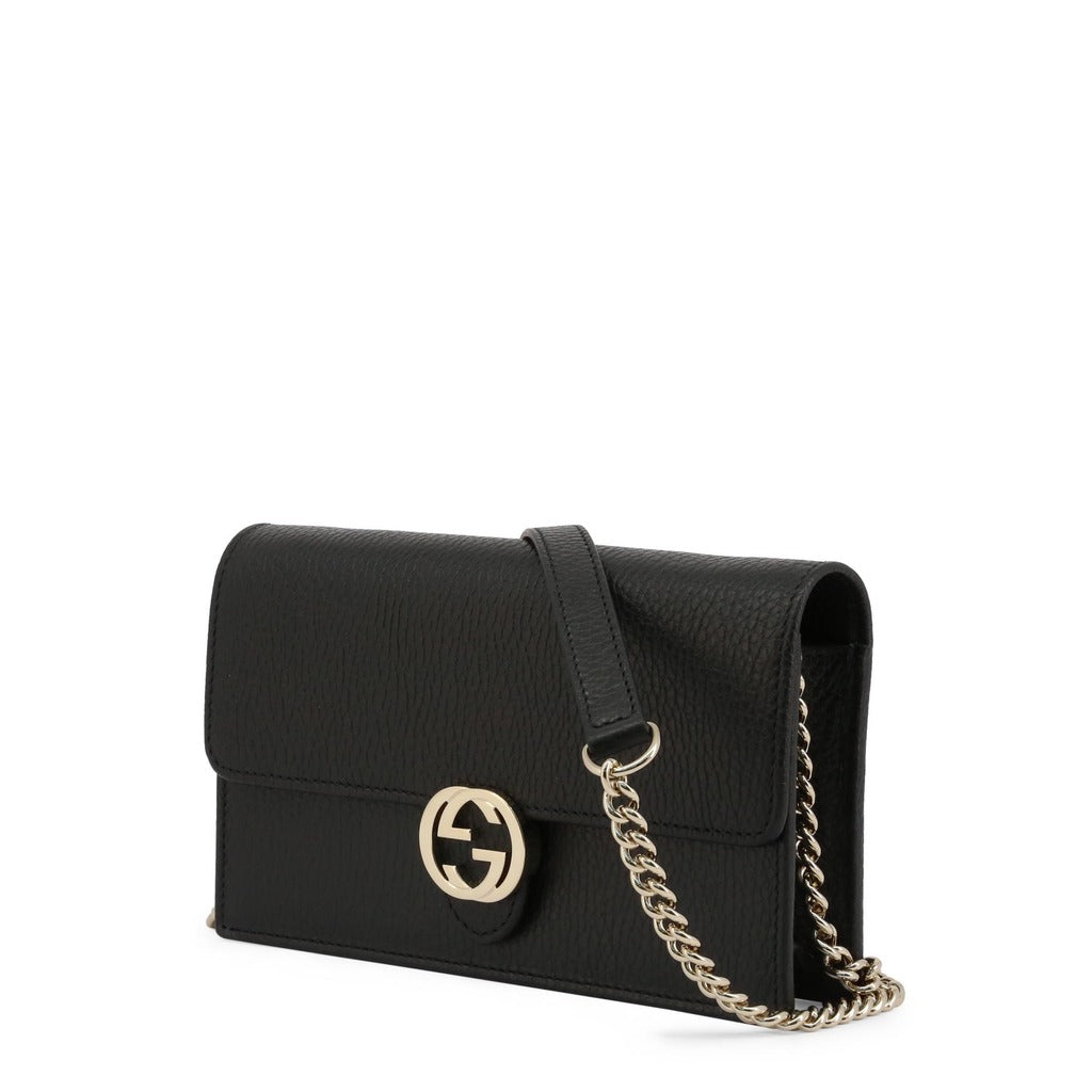 Buy Gucci Gucci Icon GG Interlocking Wallet On Chain Crossbody Bag Black  615523 2023 Online