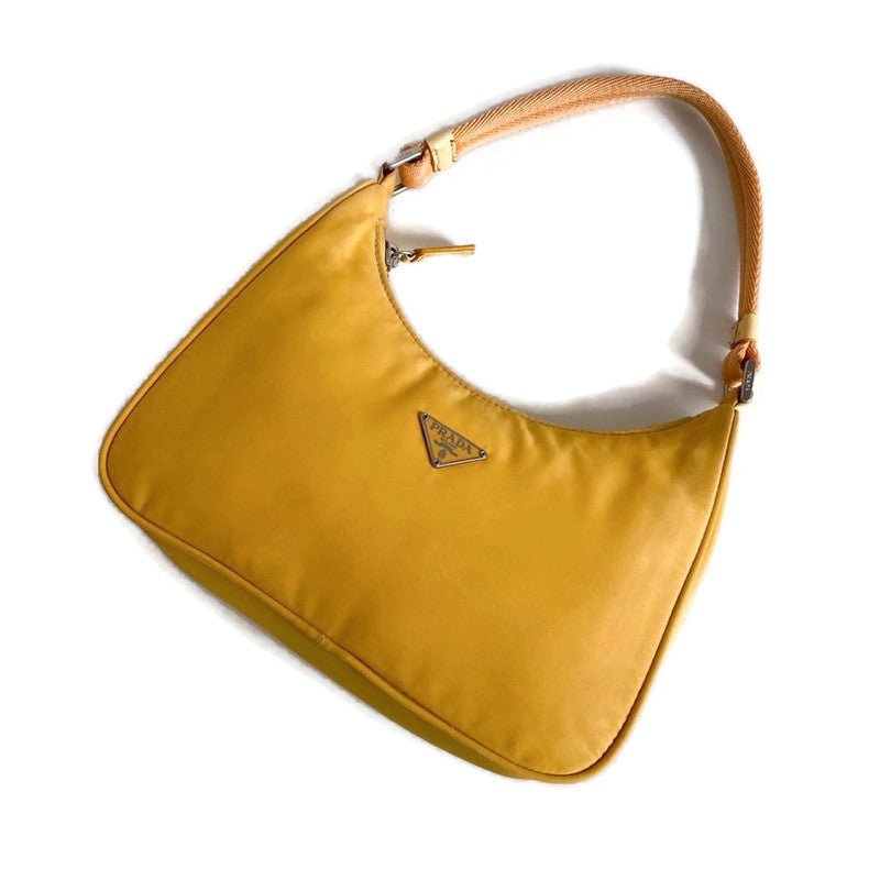 Prada Hobo Yellow Nylon Vintage Bag – Katya Hayek