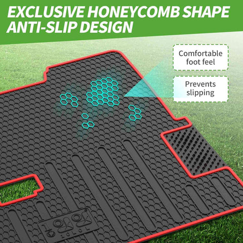 Upgraded Full Coverage Golf Cart Floor Mat