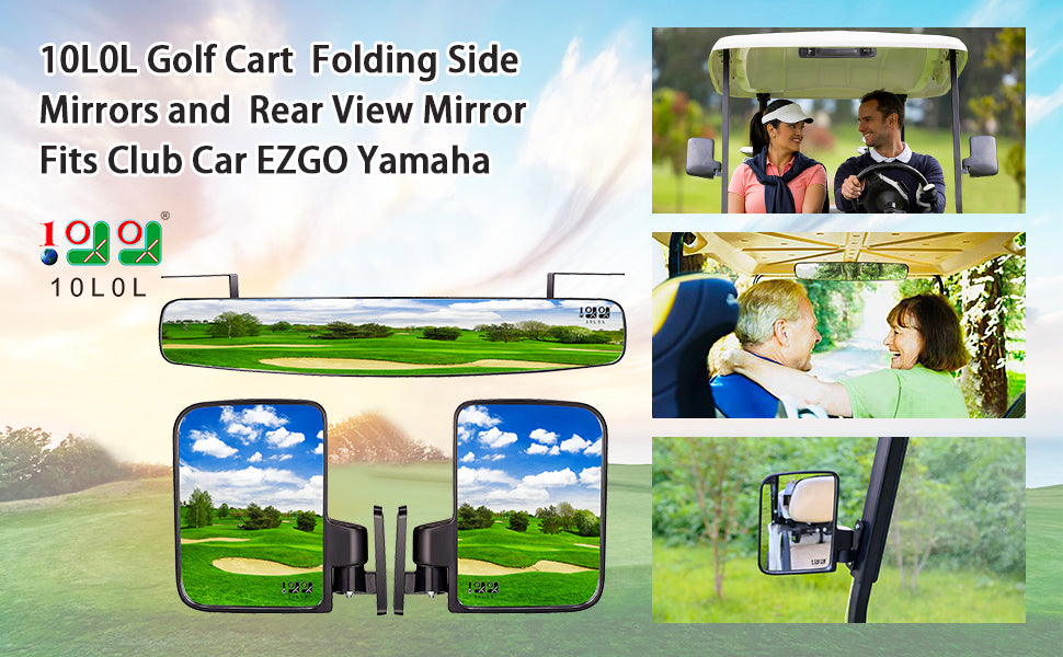 10L0L golf cart mirror kit