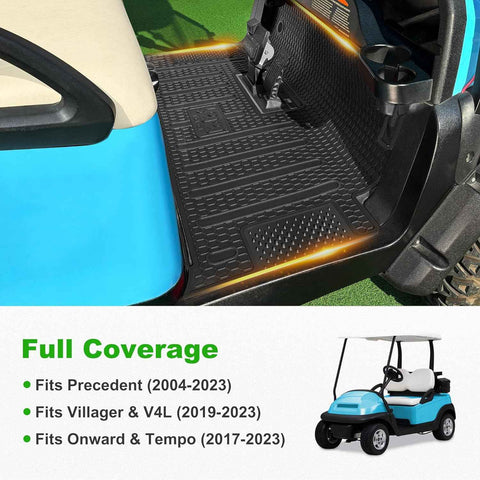 Golf Cart Full Coverage Floor Mat