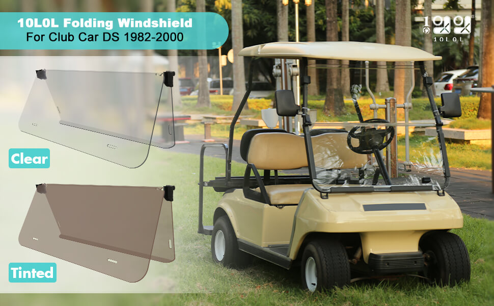 Club Car DS Golf Cart Windshield