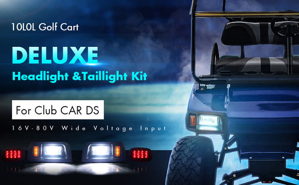 Golf Cart Headlight & Taillight withTurn Signal Kit