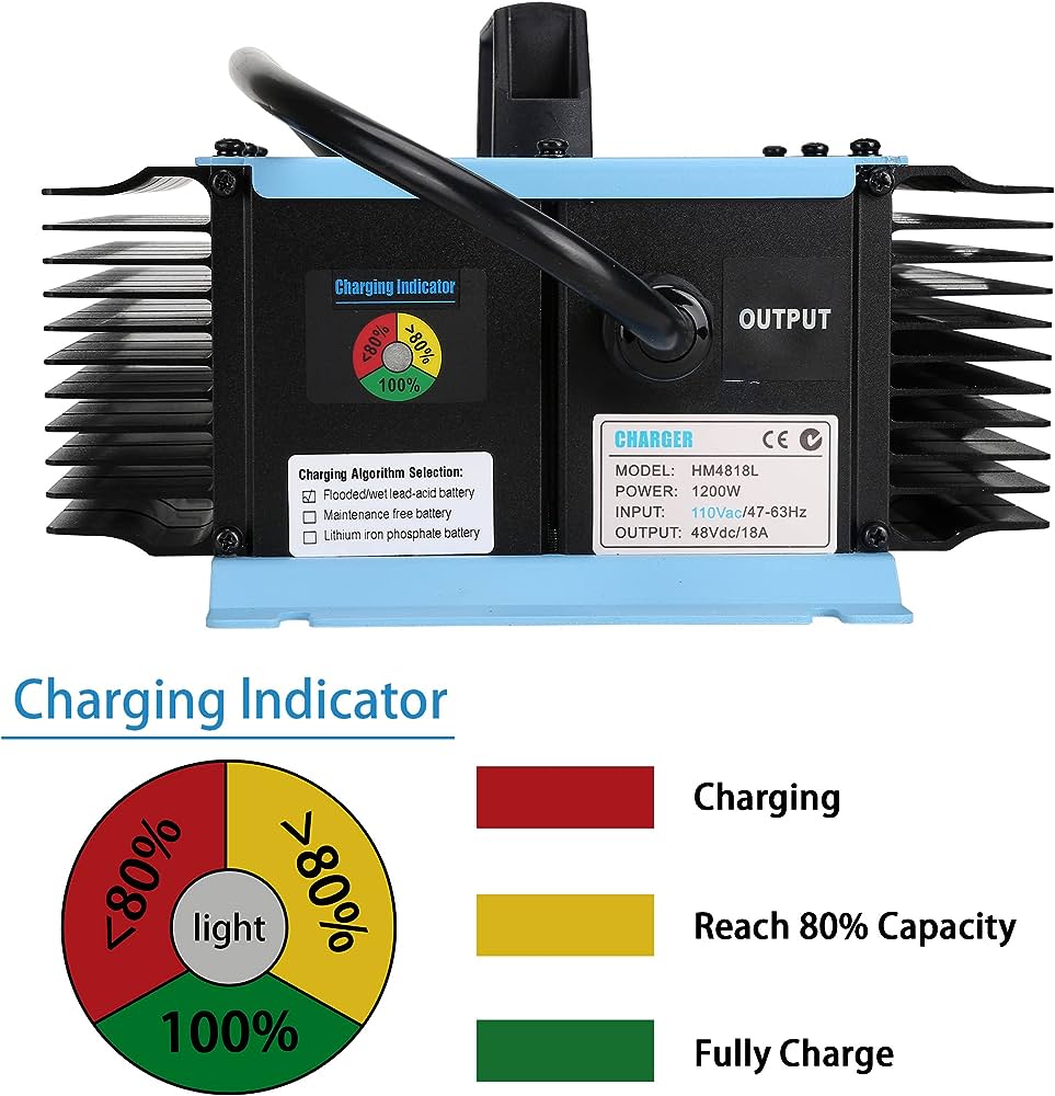 10L0L GOLF CART CHARGER