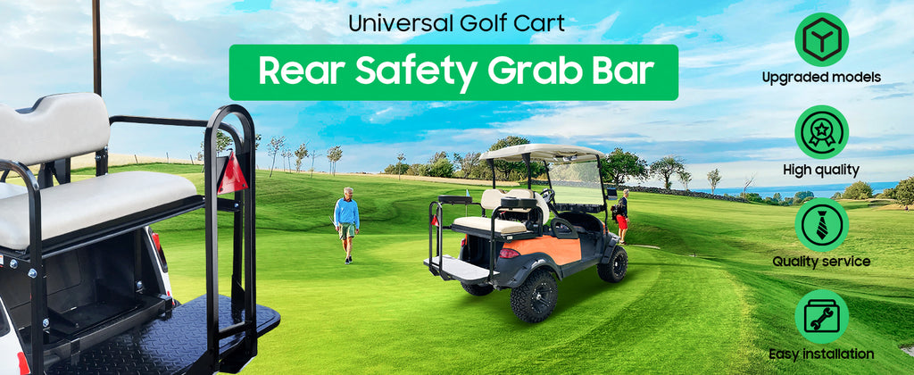 10L0L GOLF CART REAR SAFETY GRAB BAR