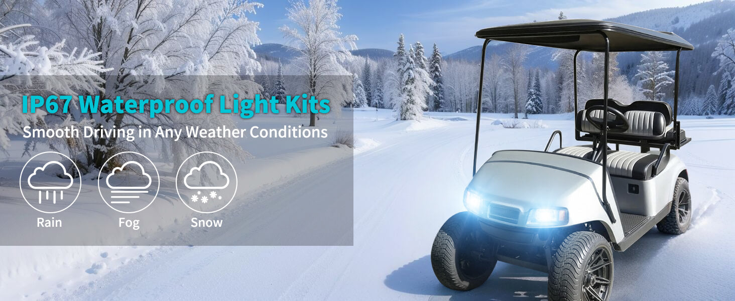IP67 Waterproof Light KitsSmooth Driving in Any Weather Conditions