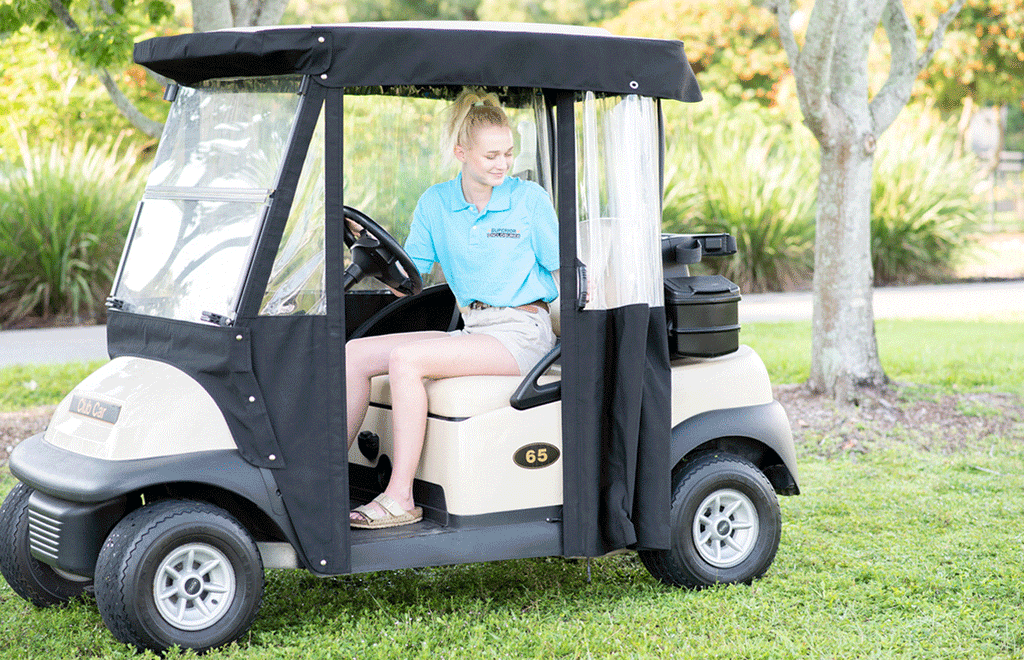 10L0L golf cart enclosure