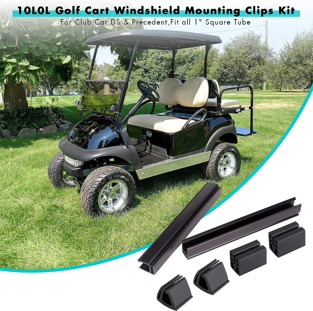 10L0L Golf Cart Windshield Mounting Clips Kit