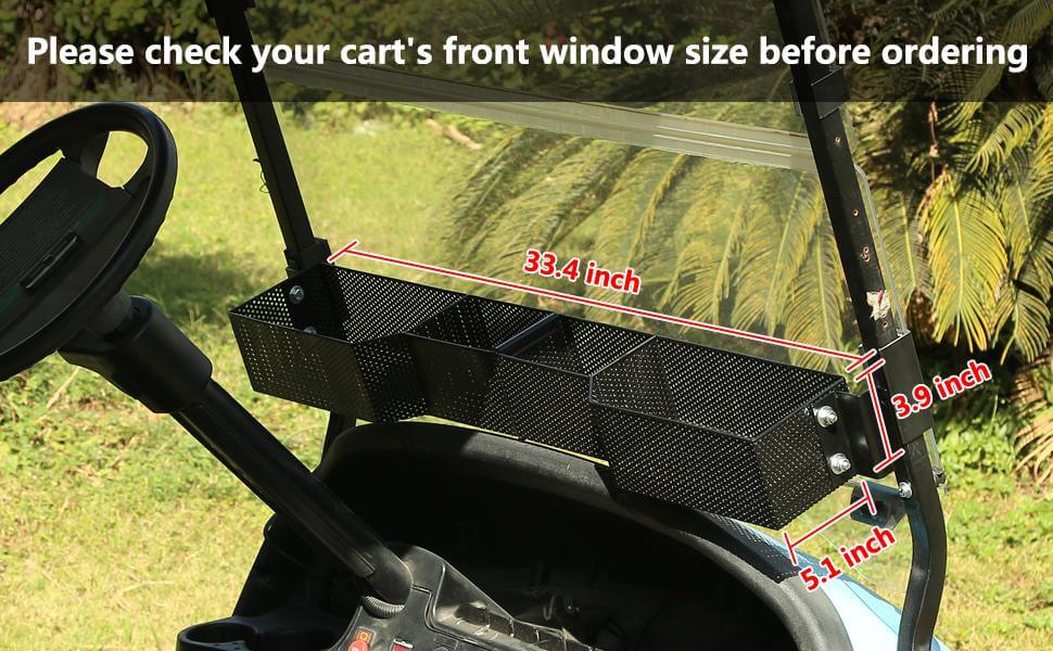 Golf Cart Front Basket for EZGO Club Car Yamaha