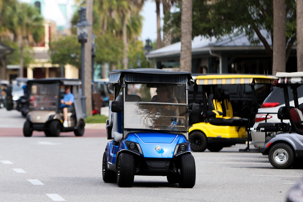 golf cart legal in road