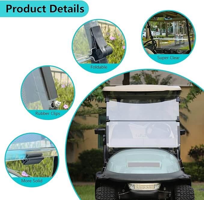 Club Car Precedent Golf Cart Windshield