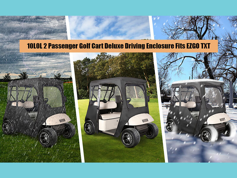 EZGO TXT Golf Cart Enclosure Weather Protection