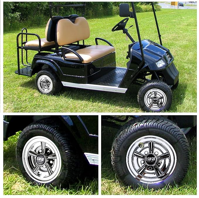 Stylish Wheel Covers for Your Golf Cart