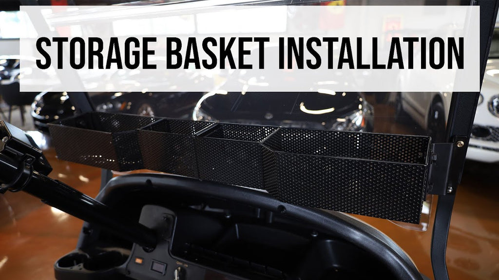 storage basket installation