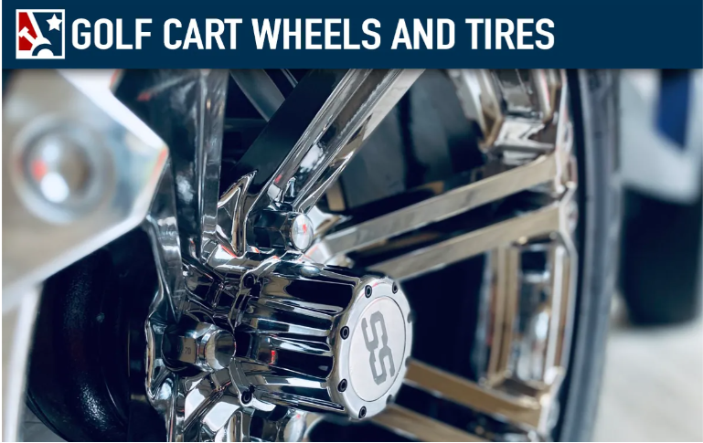 golf cart wheel hub tire