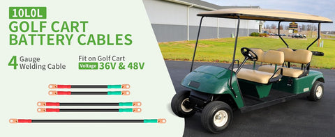 Golf Cart Battery Cable Kit for EZGO TXT