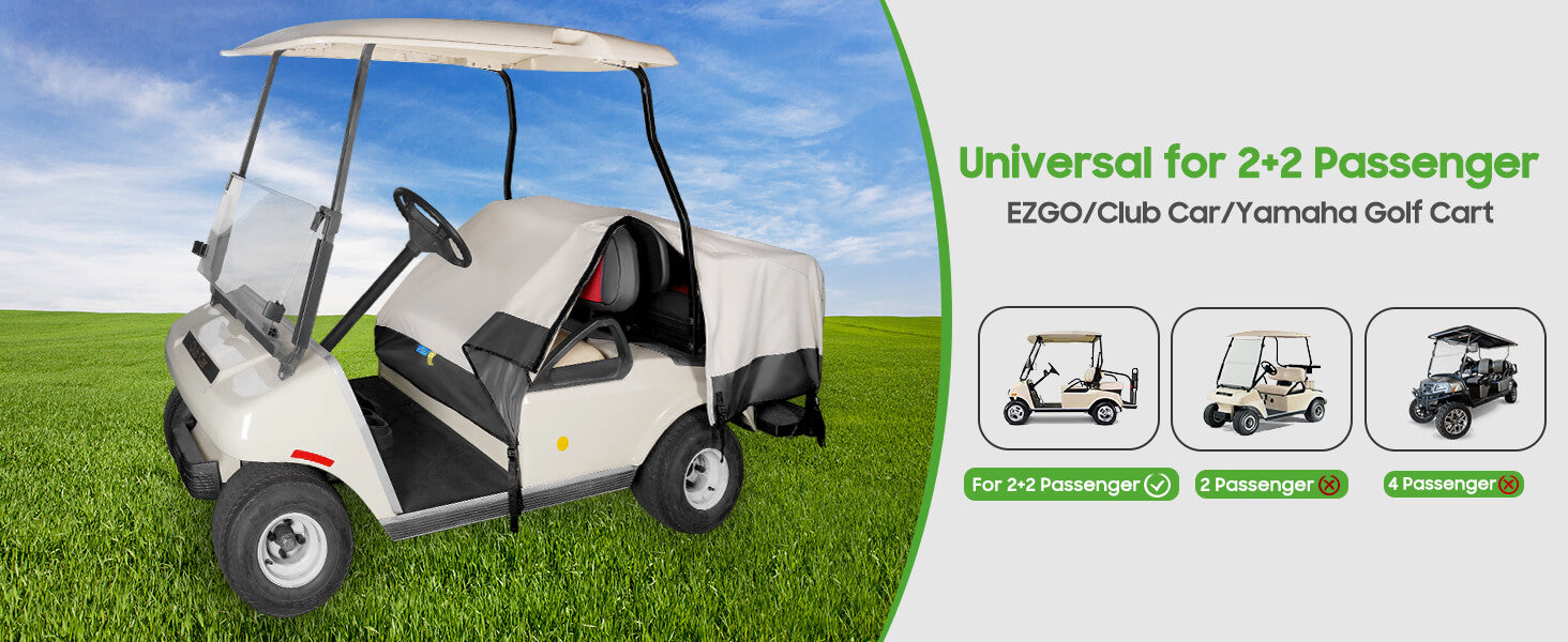 Universal for 2+2 PassengerEZGO/Club car/Yamaha Golf cart