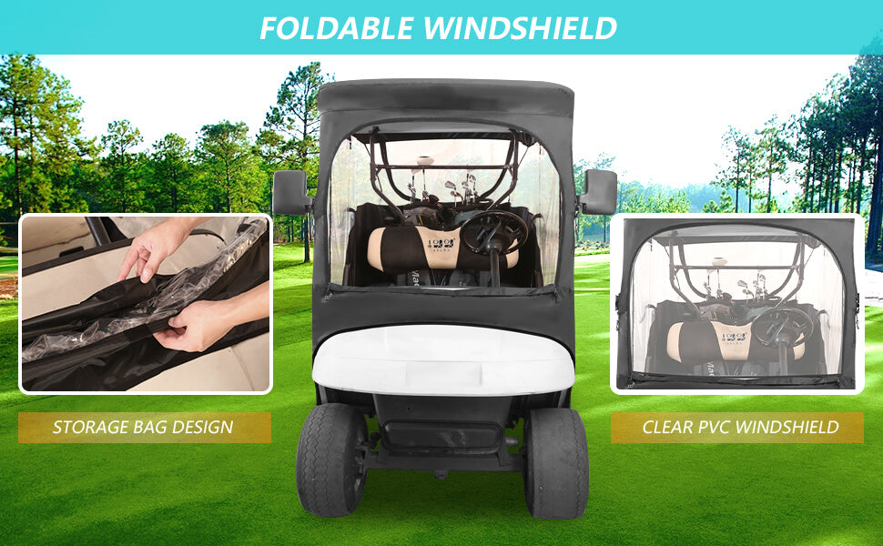 ROLL-UP WINDSHIELD & SUPER-CLEAR PVC WINDOWS