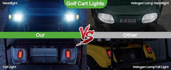 10L0L Golf Cart Lights Comparison