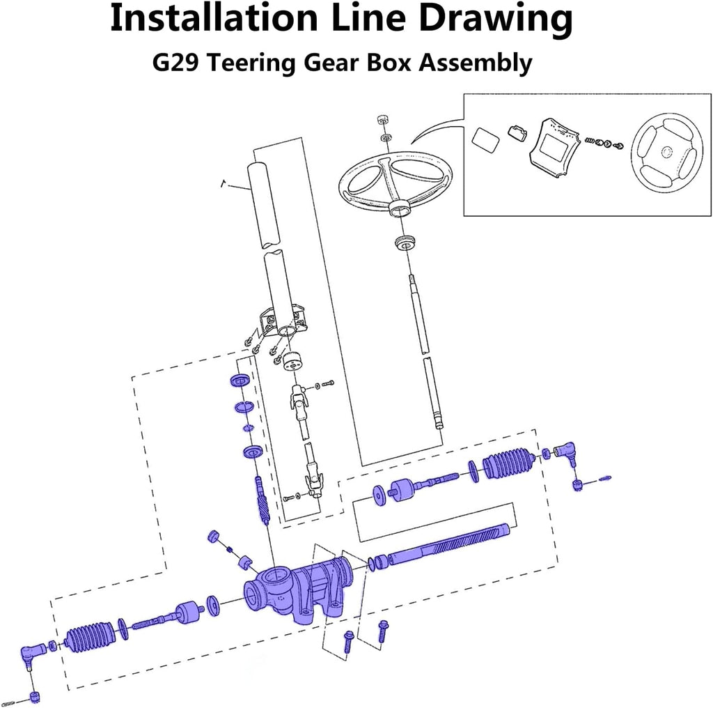 Golf Cart Steering Gear Box