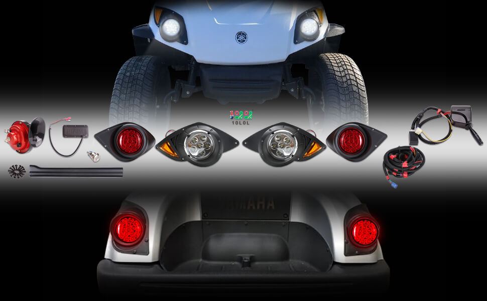 10L0L Golf Cart Headlights Tail Light Kits