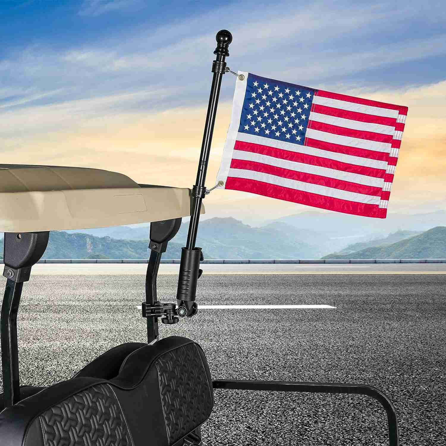 Golf Cart Flag Holder