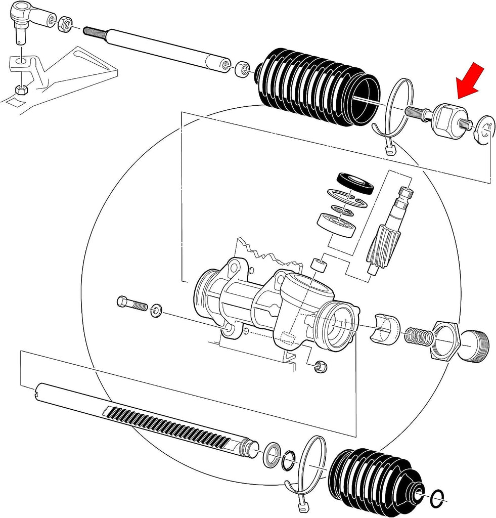 10L0L Club Car DS Ball Joint Inner