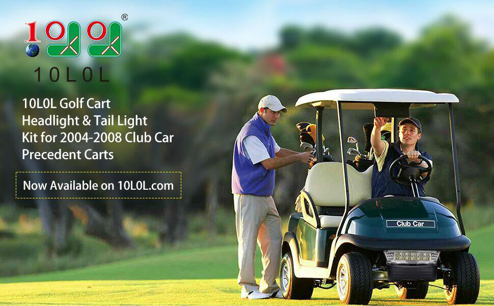 Club Car Precedent Golf Cart Light Kit Headlights and Taillights with Turn Signals