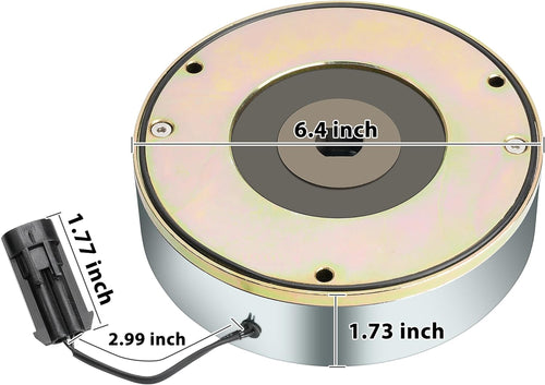 Golf Cart Motor Brake Size